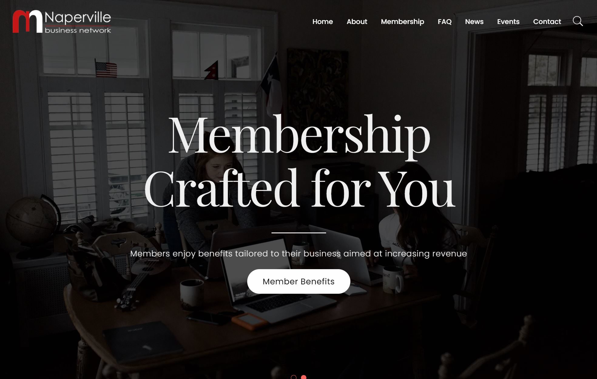 Web Design Naperville Business Network CueCamp